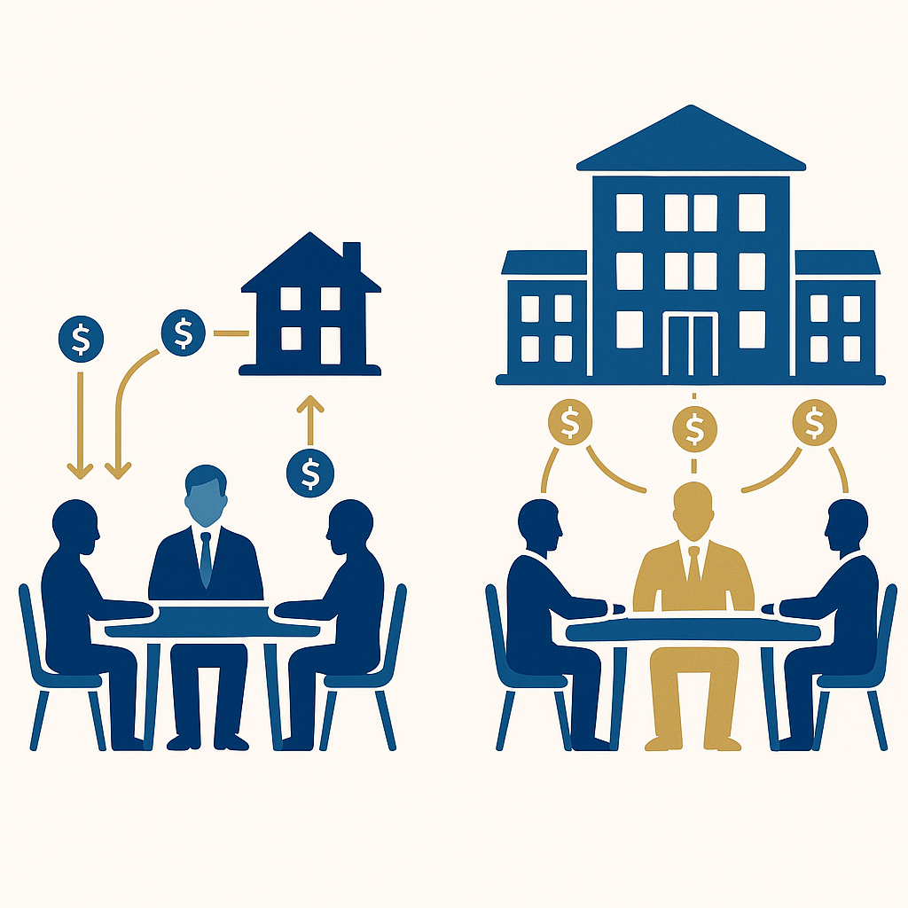 Partnership Evolution - Traditional vs Enhanced Collaboration