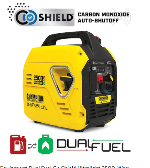 Small 1–2 kW Generator (Gasoline or Propane)